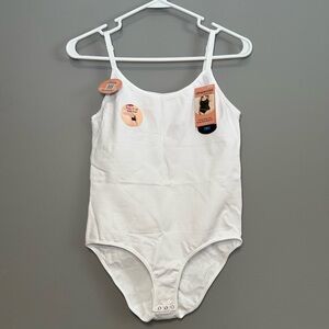 Shapermint Essentials Scoop Neck Bodysuit in White